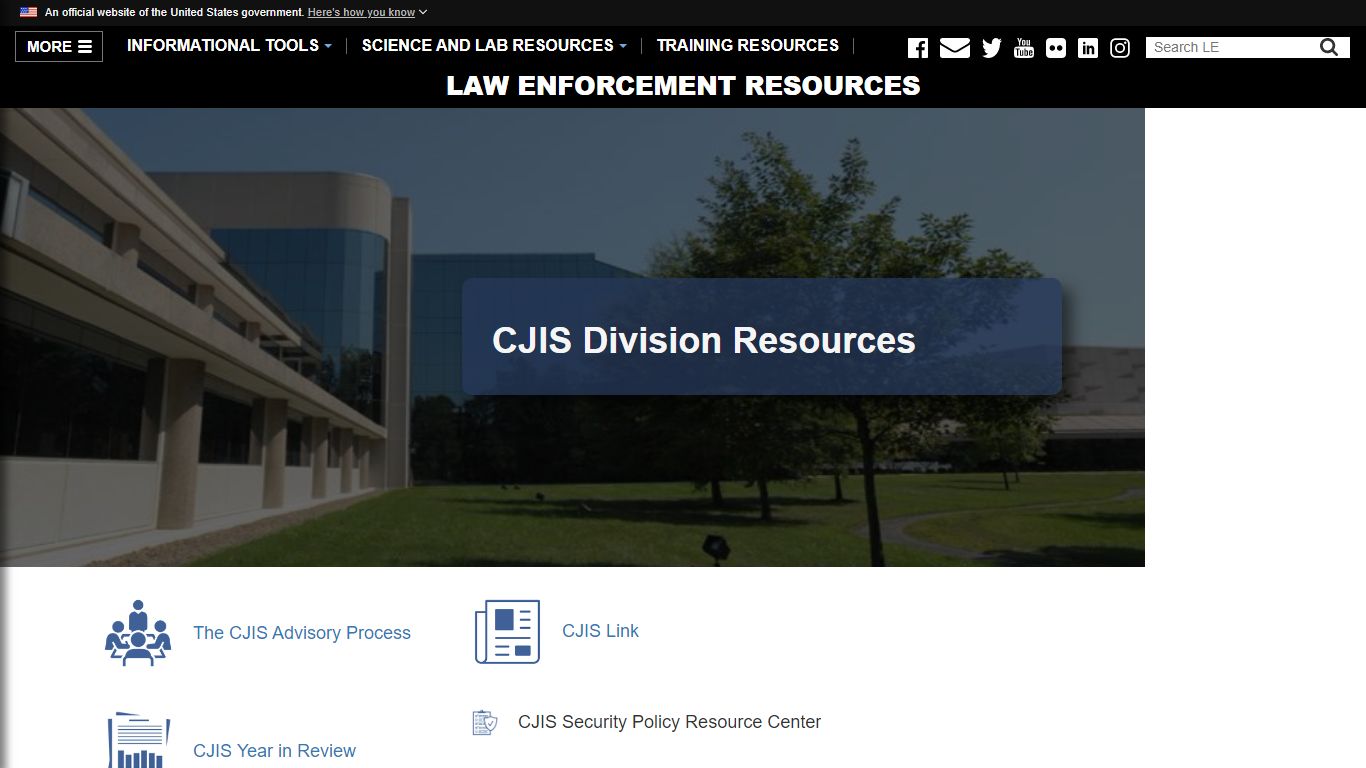 CJIS Division Resources — LE - Federal Bureau of Investigation